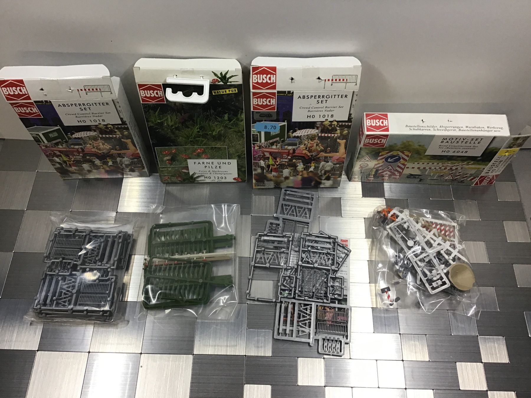 Busch Trains électriques: MODELL BUSCH  - SET BAUSTELLE H0 – D'occasion à Männedorf par Spezial-Modelle 1