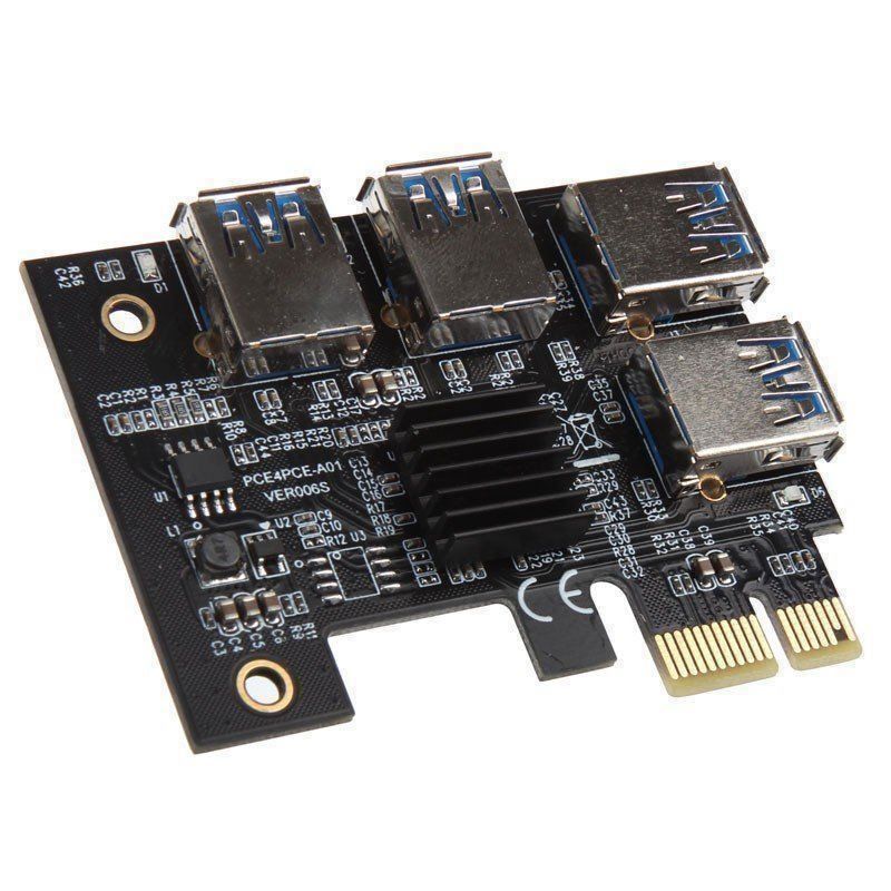 Unità & Adattatore: 2021 4-fach Mining PCIE Riser 4x USB 3.0 – Nuovo e nell'imballaggio originale da Wettingen venduto da Schabernack_sam 2