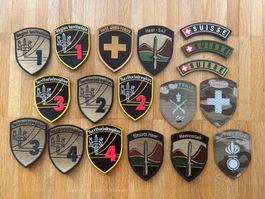 Lot Patches Schweizer Armee
