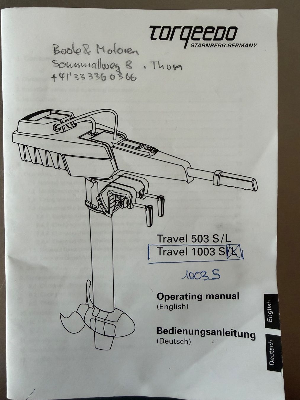 Torqeedo Motori: Torqeedo Travel 1003S – Usato da Muntelier venduto da Af2005