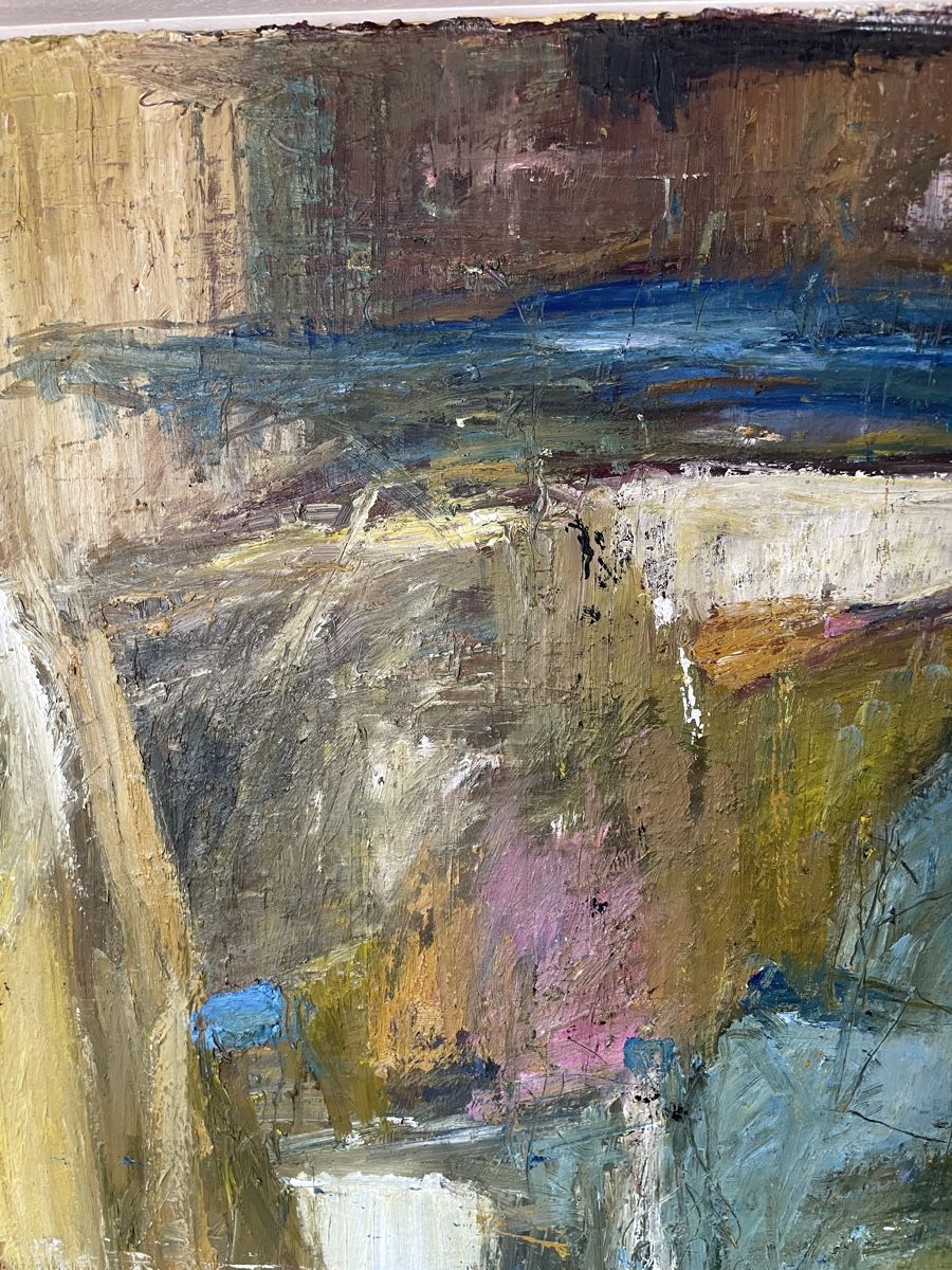 Gemälde: Olgemalde modern Art Deko Abstract  100 x 70 cm – Gebraucht aus Morges von SevArt 2
