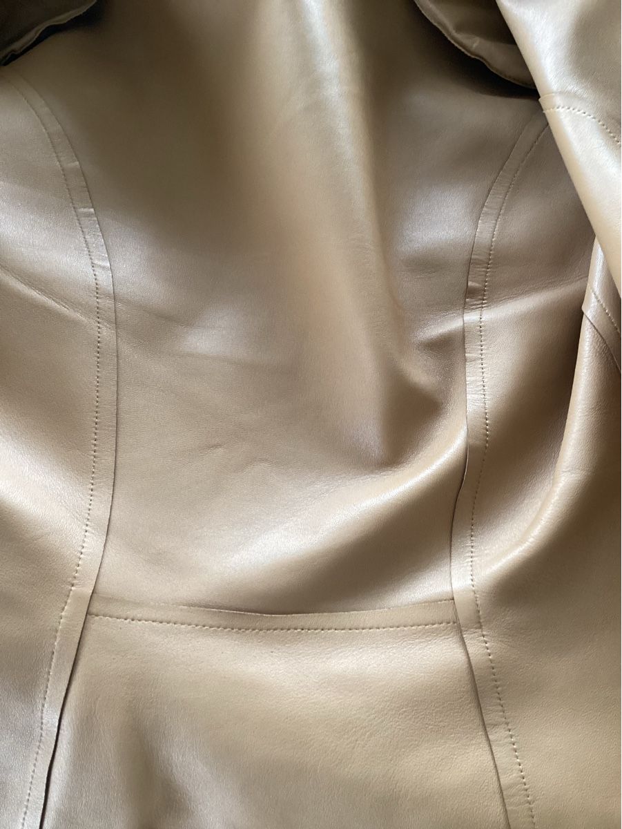 Salvatore Ferragamo Giacche: Salvatore Ferragamo, Lederblazer, Gr. 40 dt. – Usato da Salenstein venduto da Esprit57 5