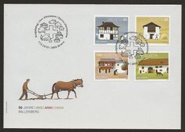 2018  Serie Sondermarken 50 J. Ballenberg FDC