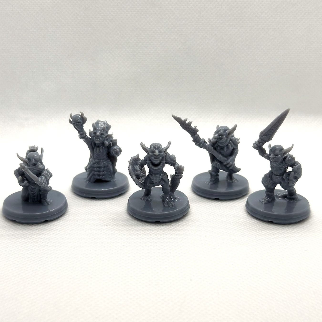 Statuette: D&D Miniatur | Goblins | 25mm | Resin – Nuovo (secondo la descrizione) da Bern venduto da Wahrheitsgebot