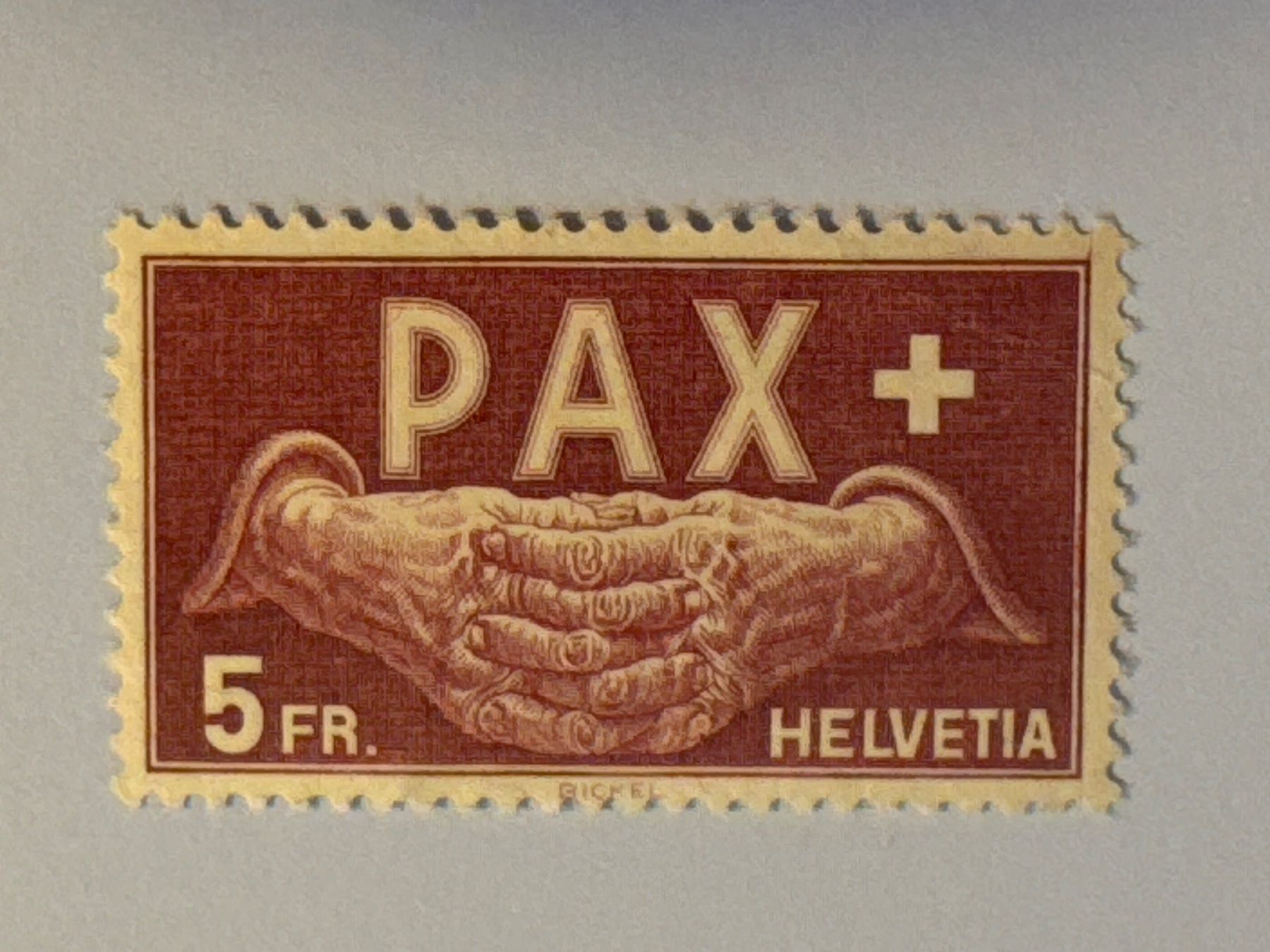 Alle Briefmarken: 1945, PAX, ZNr. 273, ungebraucht – Gebraucht aus Küssnacht am Rigi von POSTOMASTER