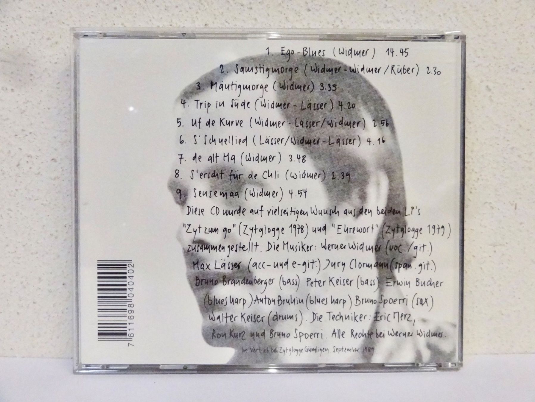 CDs: CD WERNER WIEDMER / EHREWORT - vergriffen – Neu (gemäss Beschreibung) aus Kerzers von djstarsky73 1