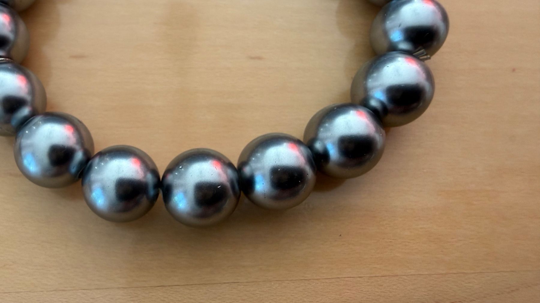 Bracciali & Braccialetti: Armband TISENTO grau Perlen NEU – Nuovo (secondo la descrizione) da Buhwil venduto da Lin66 2