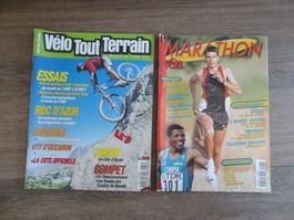 Lot de 2 magazines Vélo Tout Terrain et Marathon V02 👌🏻