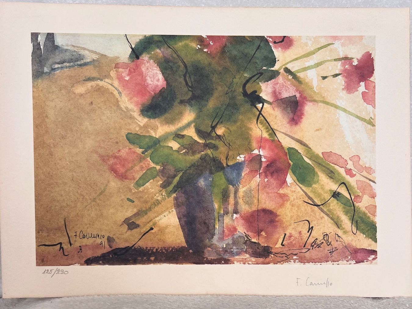 Dipinti: Westie art & floral print – Usato da Lausanne venduto da NYC67 3