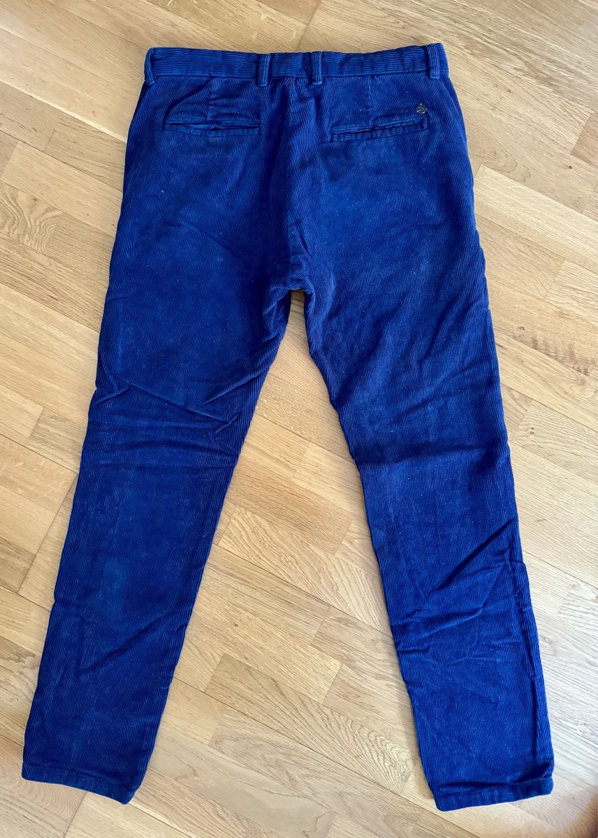 We Hosen: Chinohose Manchesterstoff blau WE – Gebraucht aus Basel von superbusi 7