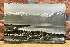 1951 - MORGES - Le Lac & Alpes - Lac Leman