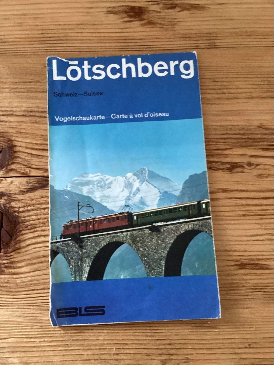 Cartine & Atlanti: BLS Lötschberg Vogelschaukarz – Usato da Wassen UR venduto da SABDOM