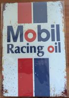 Mobil Racing oil/ A4 Blechschild /Deko-Schild, neu