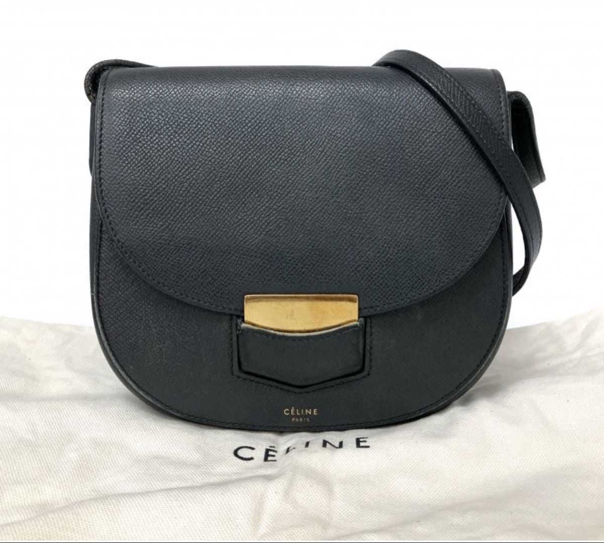 Celine Taschen für Damen: CELINE Trotteur Bag - Small, Black Leather, Excellent! (54) – Gebraucht aus St. Gallen von Atelier.W.Maison 5