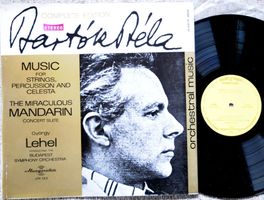 Bartok The Miraculous Mandarin LP GEWASCHEN TOP ZUSTAND