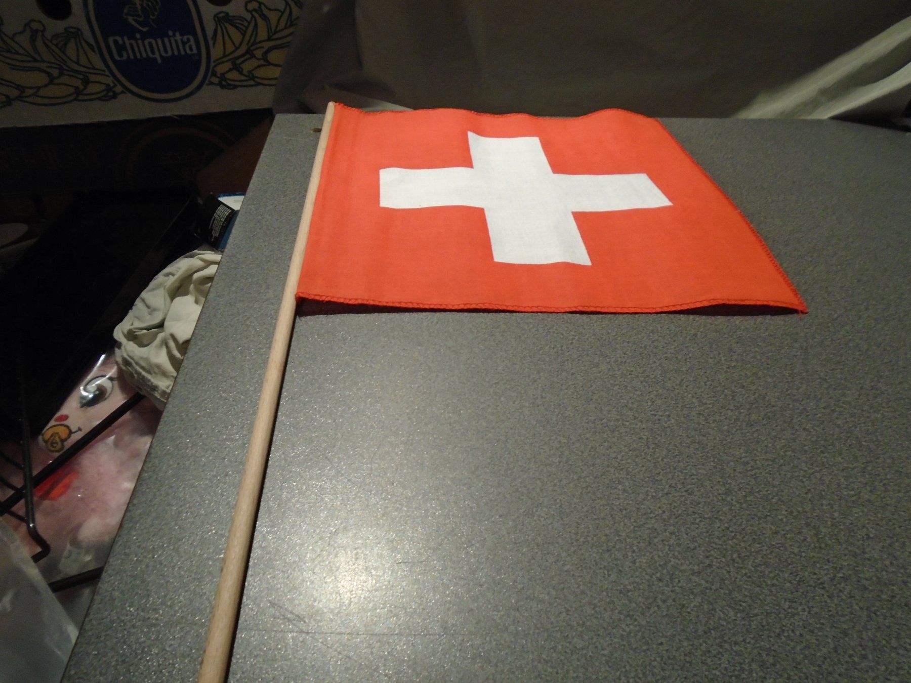 Bandiere: Fahne Schweiz, am Stab/Stoff – Usato da Zürich venduto da abraxas1291