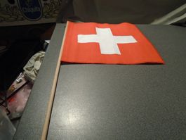 Fahne Schweiz, am Stab/Stoff