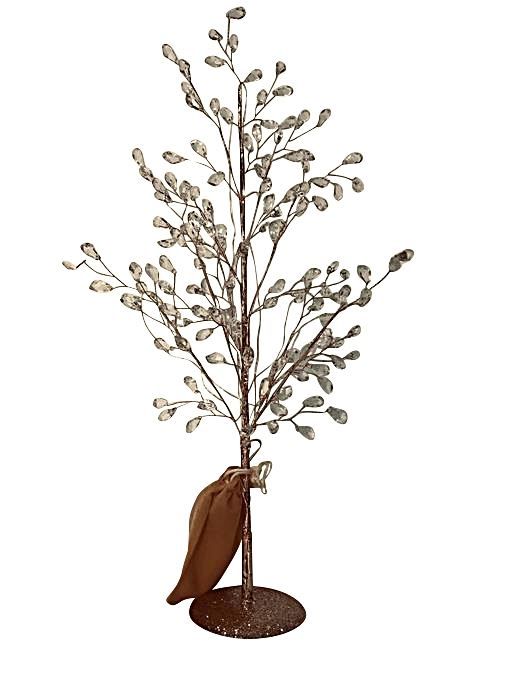 Tutte le decorazioni: Deko Baum 45cm goldfarben, Lichterkette – Nuovo e nell'imballaggio originale da Wettingen venduto da Swala 2