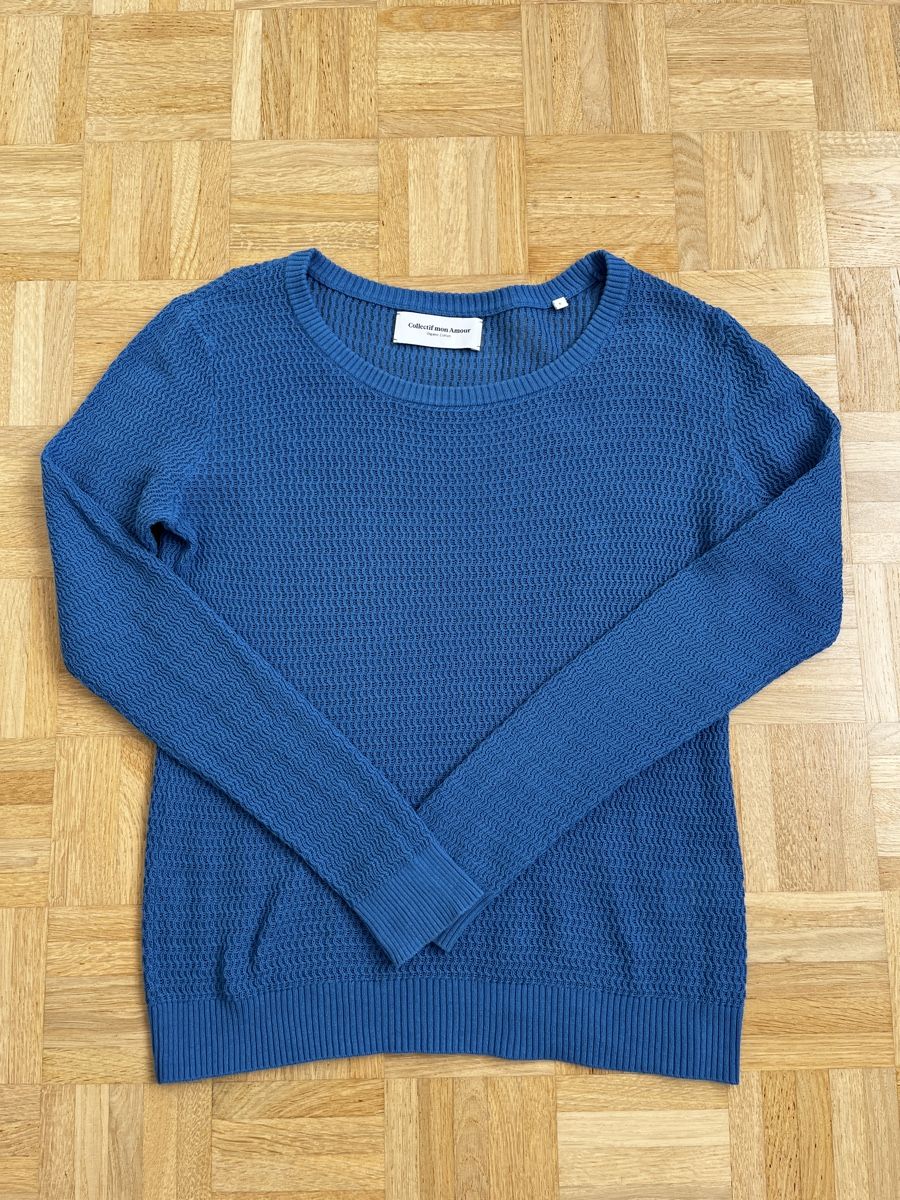 Collectif Mon Amour Pullover & Sweatshirts: Pullover Collectif mon Amour blau Gr. S Baumwolle – Gebraucht aus Zürich von Kleanthy 4