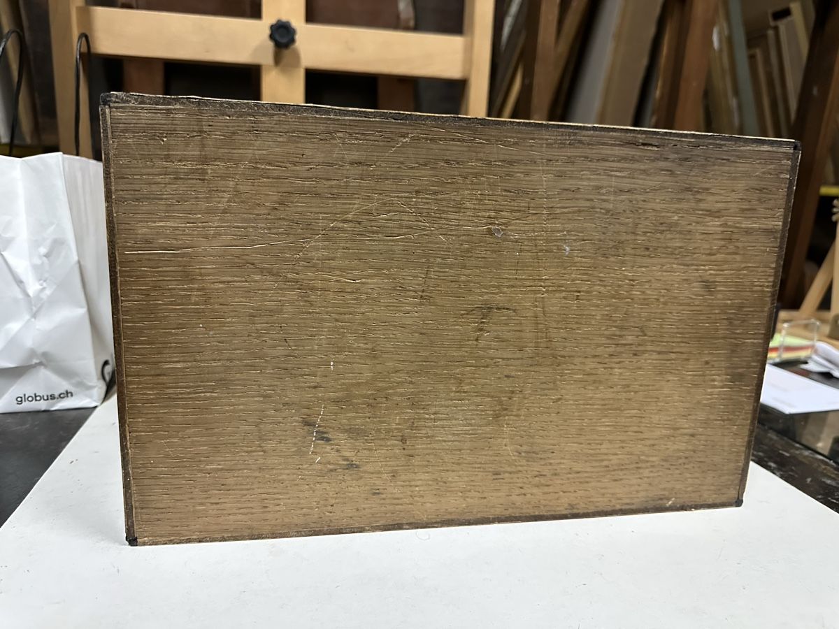 Barattoli: Coffret en ronce de bois pour bijoux, objets. – Usato da Genève venduto da Tom6 6