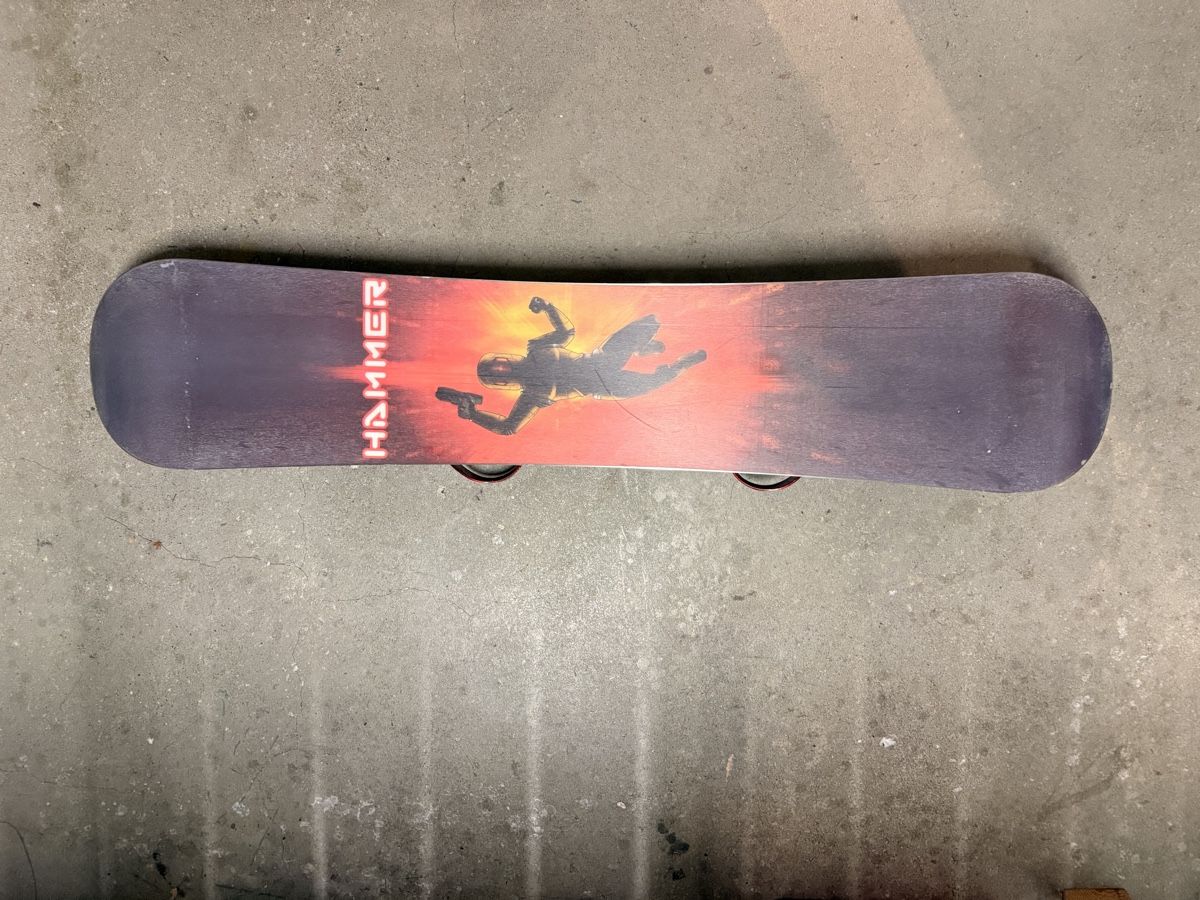 Board: Hammer Snowboard mit Bindung – Usato da Thun venduto da romystreit 1