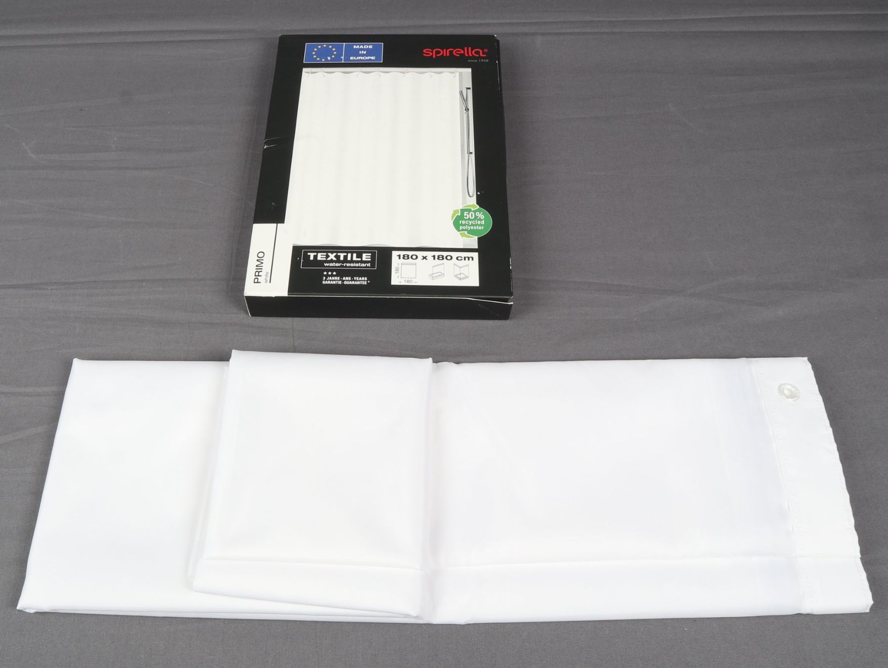 Spirella Tende: SPIRELLA Primo white Duschvorhang – Nuovo (secondo la descrizione) da Steinen venduto da Restwert_Steinen