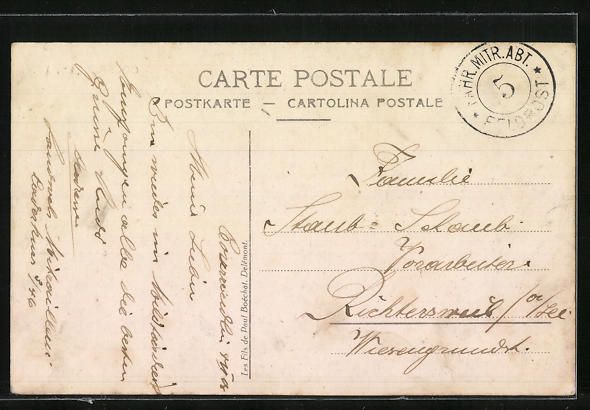 Cartoline postali: Courrendlin, Gesamtansicht aus der Vogel – Usato da Berlin venduto da bartko-reher 1