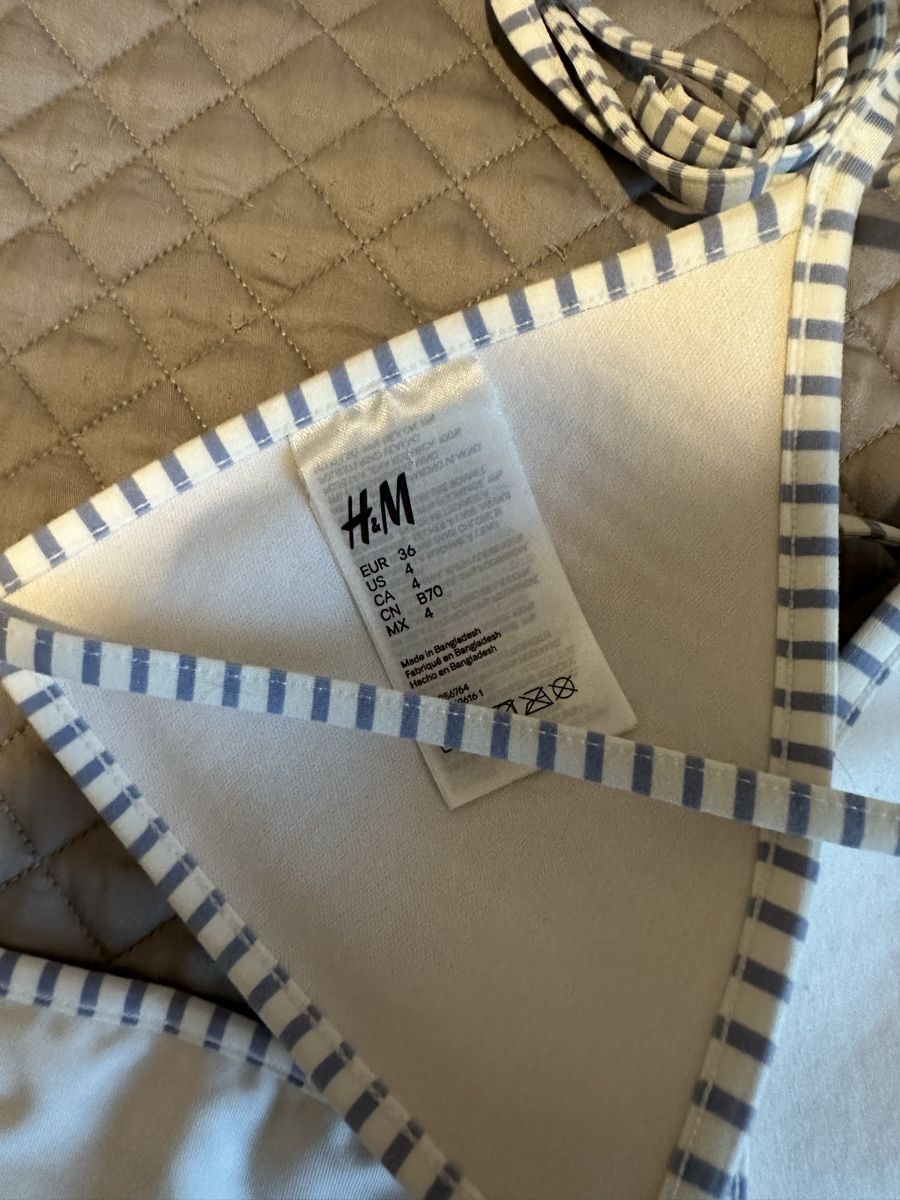H&M Badekleider & Bikinis: H&M Bikini Set, Size 34, Striped, Summer Ready, Cute! – Neu (gemäss Beschreibung) aus Sorengo von dis_tfq6 2