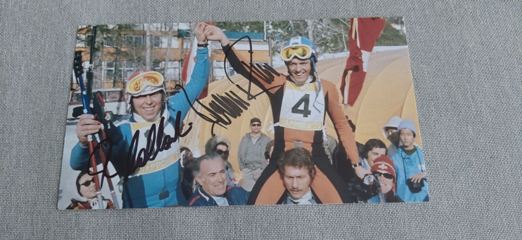 Autogramme: Autogramm R.Collombin und B.Russi – Gebraucht aus Schmerikon von Olympia04