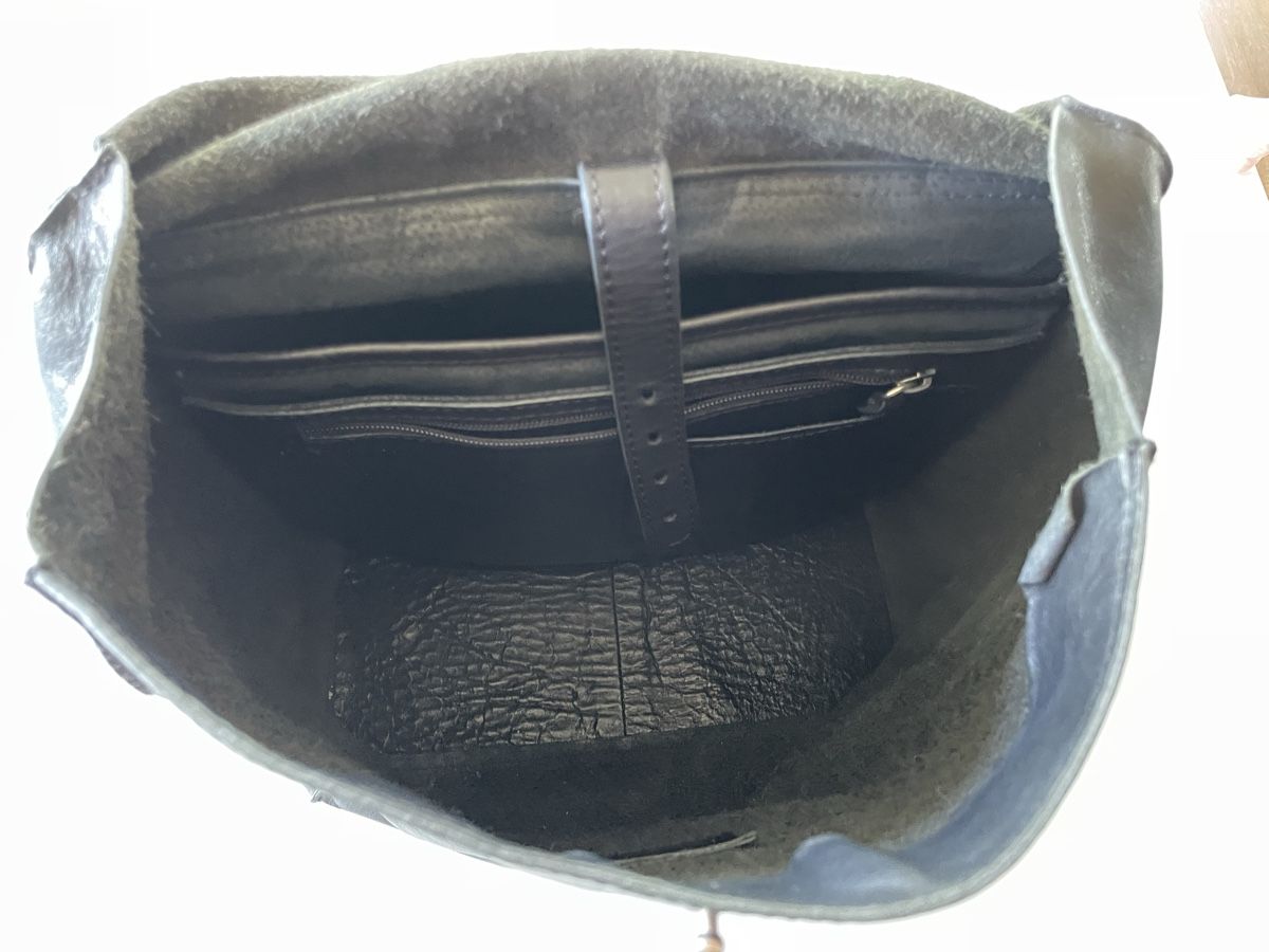 Zaini: Schwarzer Lederrucksack der Marke PARK Bag – Usato da Zollikofen venduto da Prosecco7 3