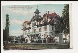 AK 1909 Gruss von Nollen,Thurgau ,Hotel Nollen mit Gästen 😍