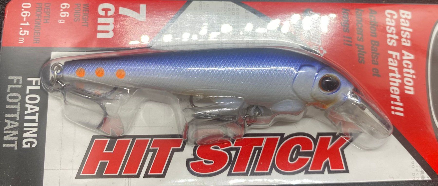 Berkley Esche: Berkley Wobbler Hit Stick floating - 7 cm 6.6 gr – Nuovo e nell'imballaggio originale da Widnau venduto da Fishingtackle_Oggy