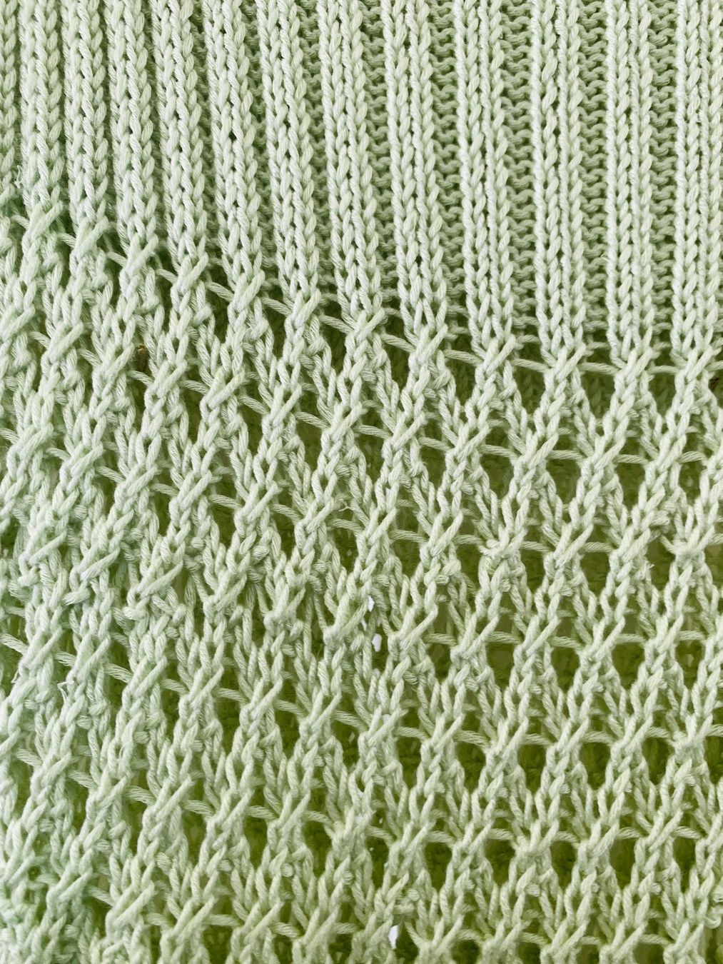 Kleider: Handgestricktes Kleid, Gr. S, Mint, Baumwolle – Neu (gemäss Beschreibung) aus Bern von Flora.Sonea 2