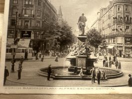 Zürich Bahnhofplatz, Escher Denkmal, 1912