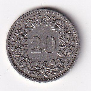 Tutti le monete: Schweiz 20 Rappen 1906 – Usato da Neuchâtel venduto da karlpierrino 1