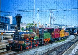 carta.media Puzzle Spanisch-Brötli-Bahn