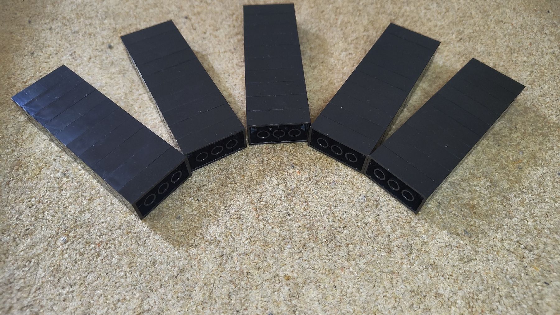 Lego Kit di costruzioni: 2x6 Black Building Bricks 200 Pieces Blox - Lego compatible – Nuovo (secondo la descrizione) da Glattbrugg venduto da har_jgc7 2