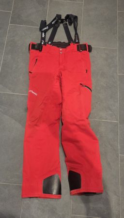 Skihose Phenix rot mit Trägern Grösse 52
