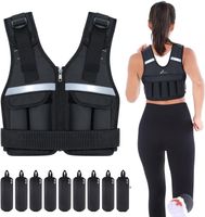 Gewichtsweste Verstellbar 0,9-19kg 16in1 Calisthenics Gym