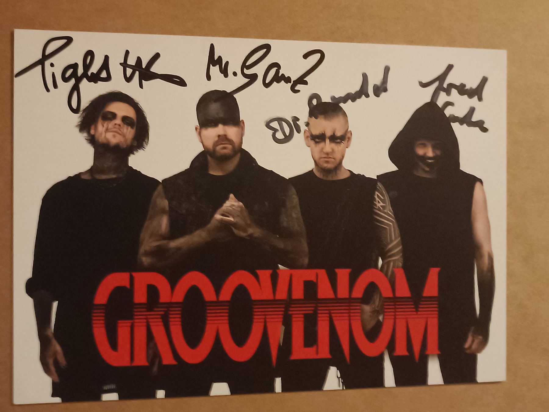 Autografi: GrooVenoM - handsigniert – Usato da Menziken venduto da Artographs