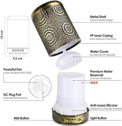 Diffusori di oli essenziali: Aroma Diffuser 100ml Metall Aromatherapie Raumduft Diffusor – Nuovo e nell'imballaggio originale da Hundwil venduto da pac_6jh8 4