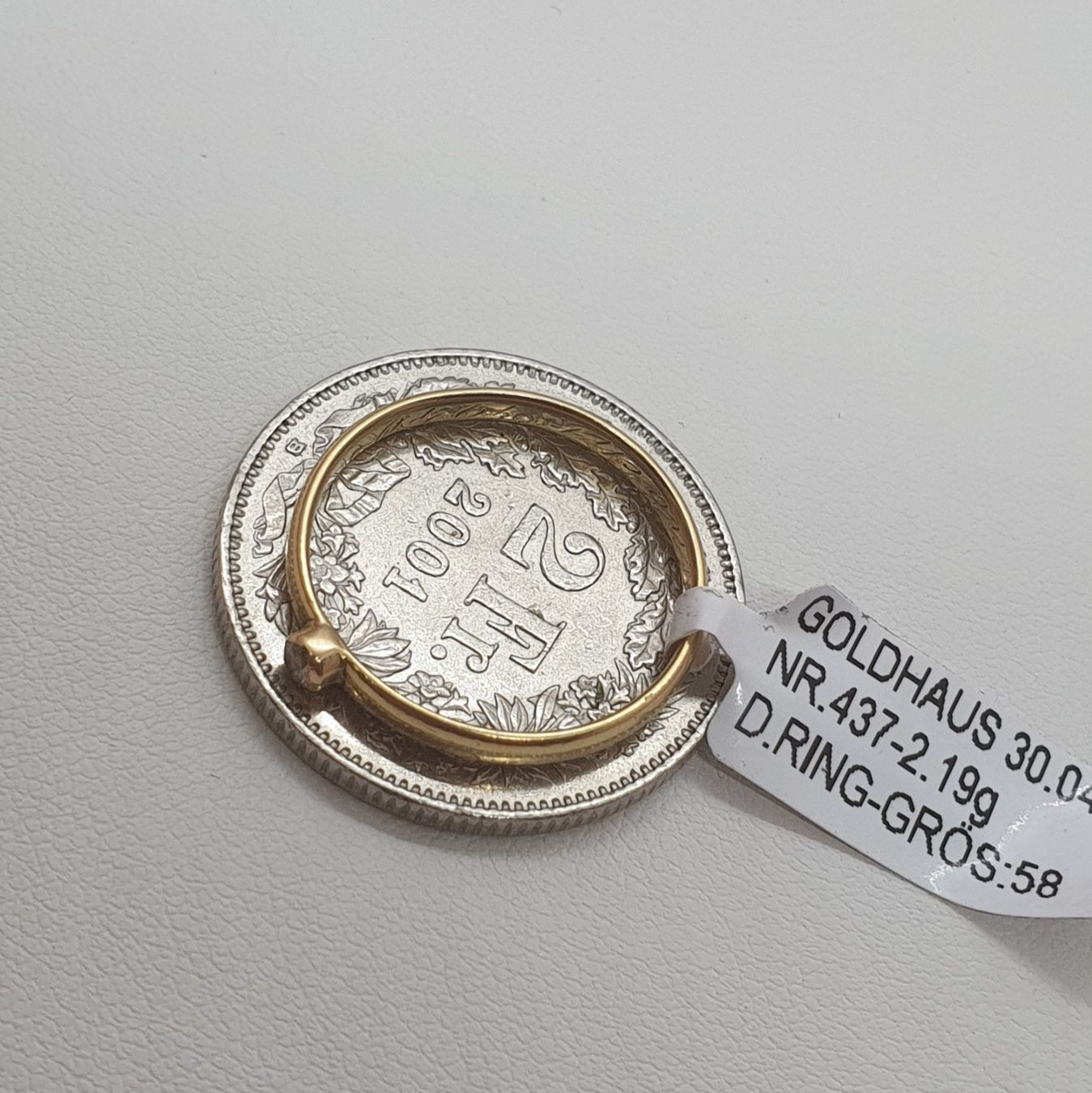 Anelli: Echt 18K Gold - Diamant Ring – Usato da Luzern venduto da Luzern-Goldhaus 3