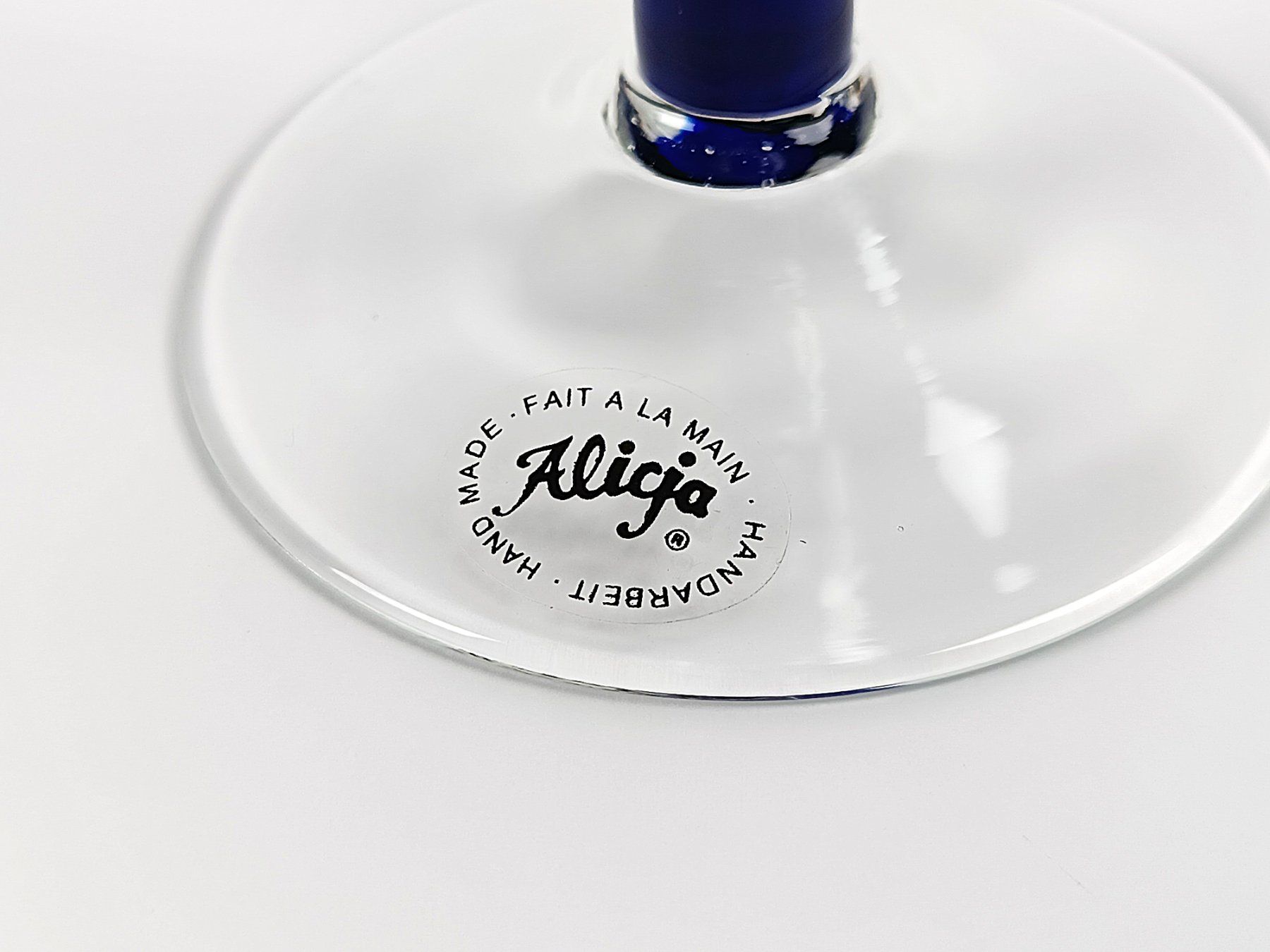 Bicchieri: ALICJA Gläser blau-weiss 6 Stk. – Usato da Suhr venduto da Restwert_Suhr 8