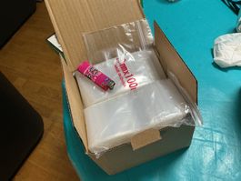 1000 Ziplock, minigrip, beutel, 70x100mm, 10x100 pièces