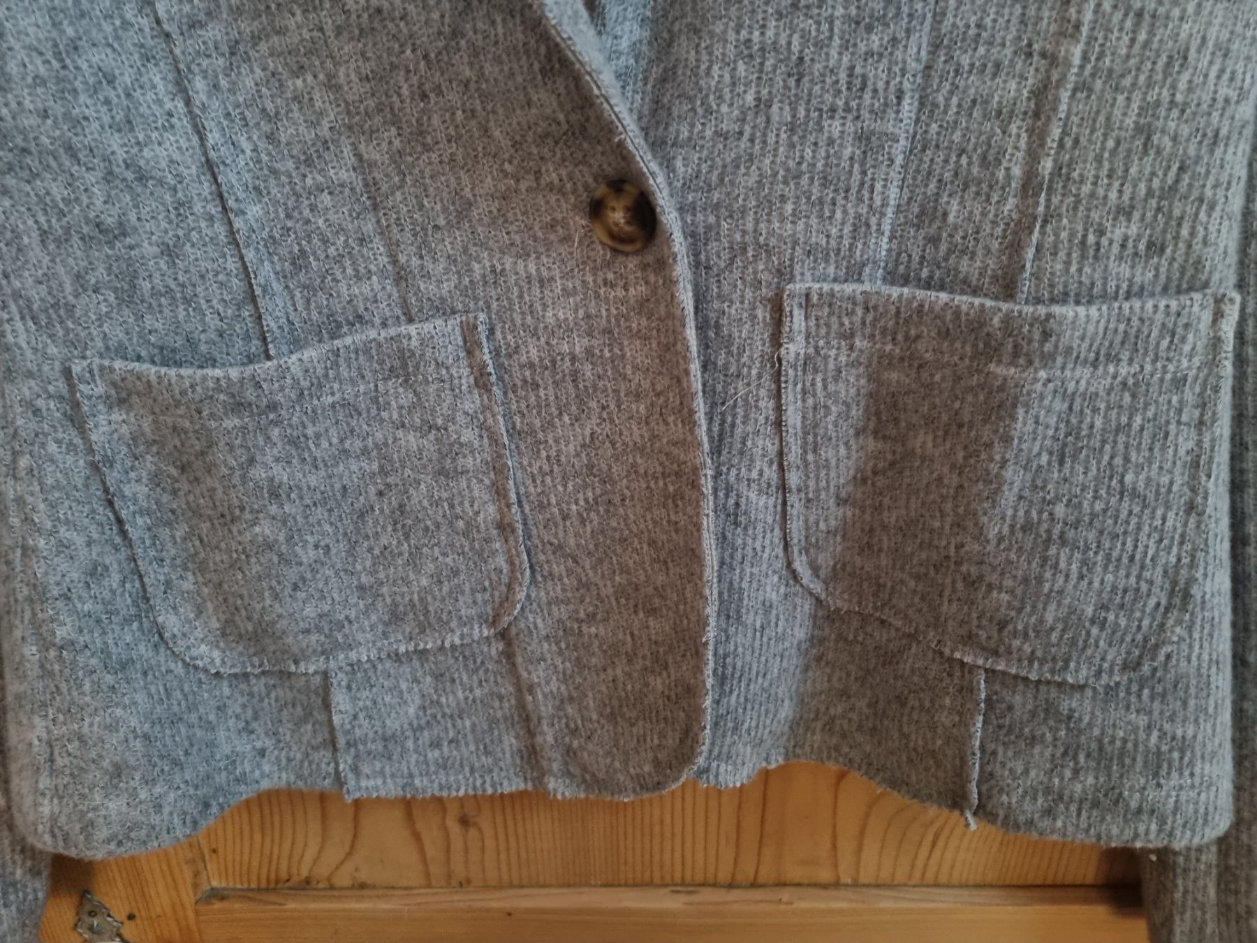 Vestes: TOM TAILOR Wollblazer Gr. XS hellgrau – D'occasion à Vättis par cala010 2
