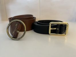 2 pcs Damen Gürtel - Levi’s & Patrizia Pepe
