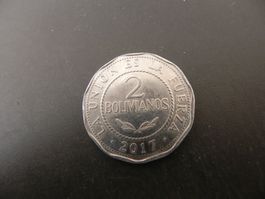 Bolivien 2 Bolivianos 2017