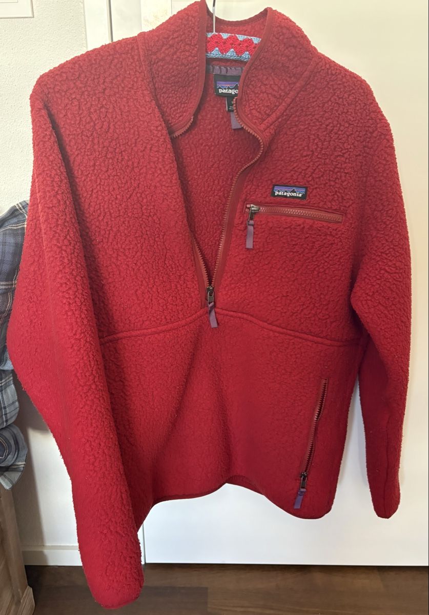 Patagonia Maglioni & Felpe: Patagonia Fleece Pullover rot Gr. L – Usato da Baden venduto da est_92cz