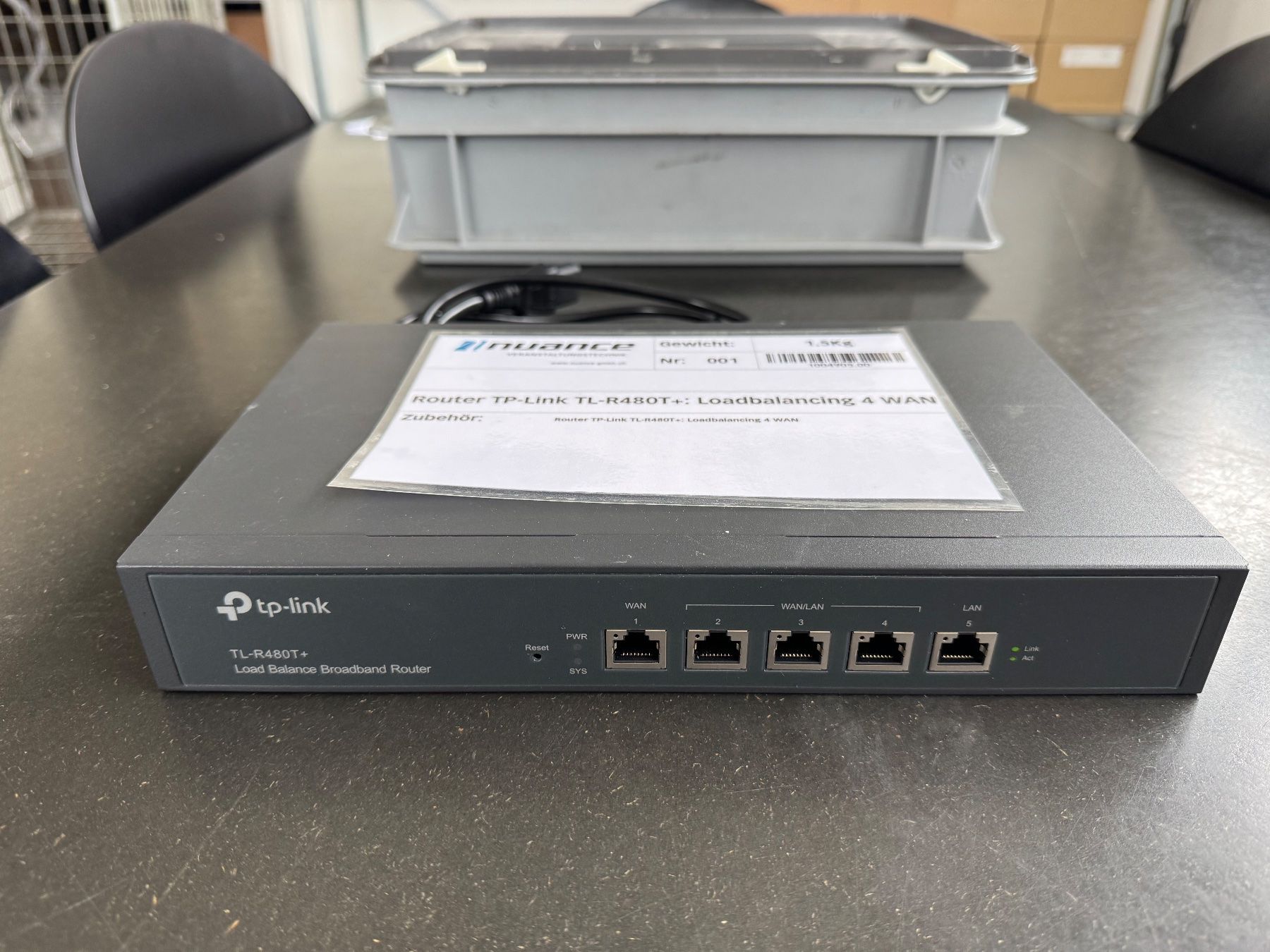 TP-Link Modem & Router: TP-Link TL-R480T+ Router - Load Balancing 4 WAN, Top! – Usato da Urtenen-Schönbühl venduto da nuancegmbh