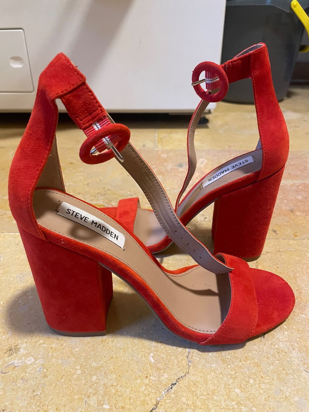 Steve Madden Scarpe da donna: Rote Steve Madden Sandaletten Gr. 38 – Usato da Zürich venduto da Chr_81 2